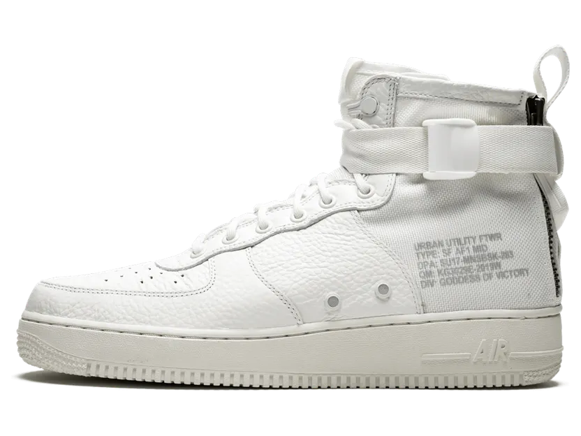 Nike SF Air Force 1 Mid Triple Ivory