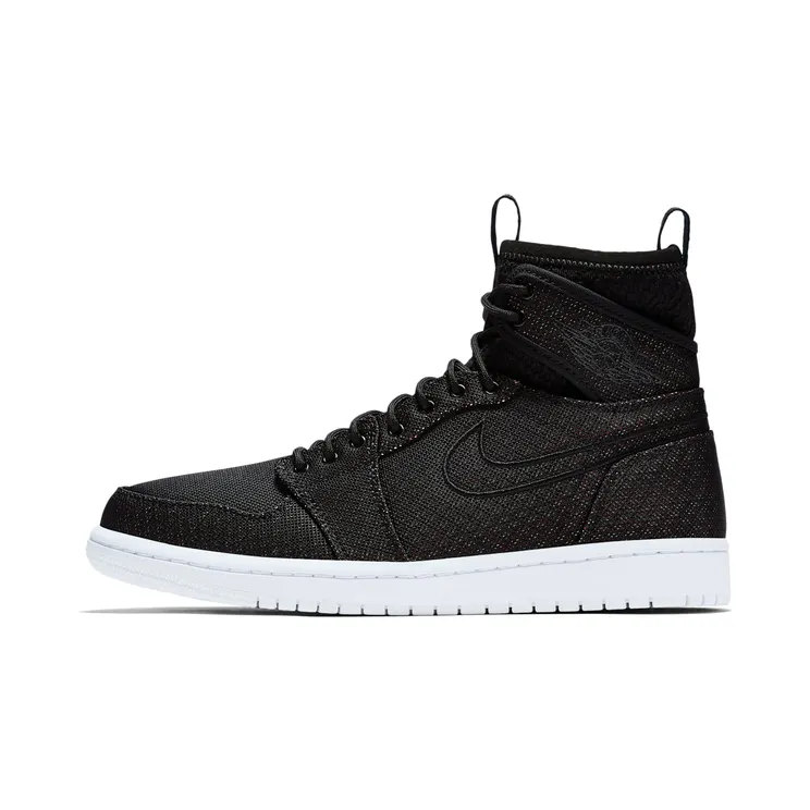 Jordan 1 Retro Ultra High Black White “Black / Blue Lagoon / Infrared 23 / Ghost Green” (844700-050)