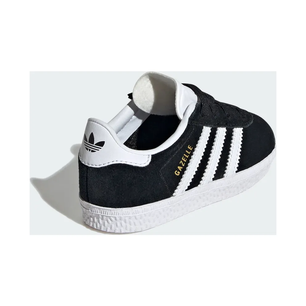 Adidas Gazelle Comfort Closure with Elastische Veters Kids Core Black / Cloud White / Cloud White (IH0338)