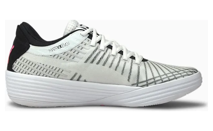 Puma Clyde All-Pro basketbalschoenen Wit/Zwart (194039-03)