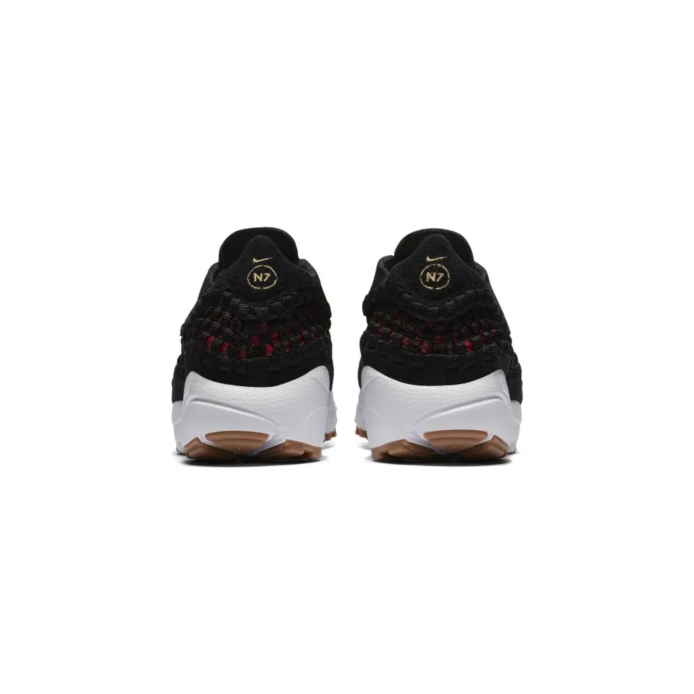 Nike Air Footscape Woven N7 2017 (W) Black/Black-University Red-Gum Medium Brown (AA0508-001)