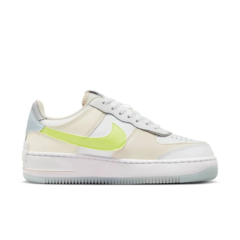 Nike Air Force 1 Shadow “White / Lemon Twist” (FB7582-100)