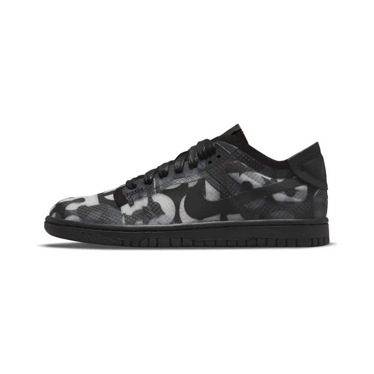 Nike Comme des Garcons x Dunk Low Monogram Print “Black” (CZ2675-001)