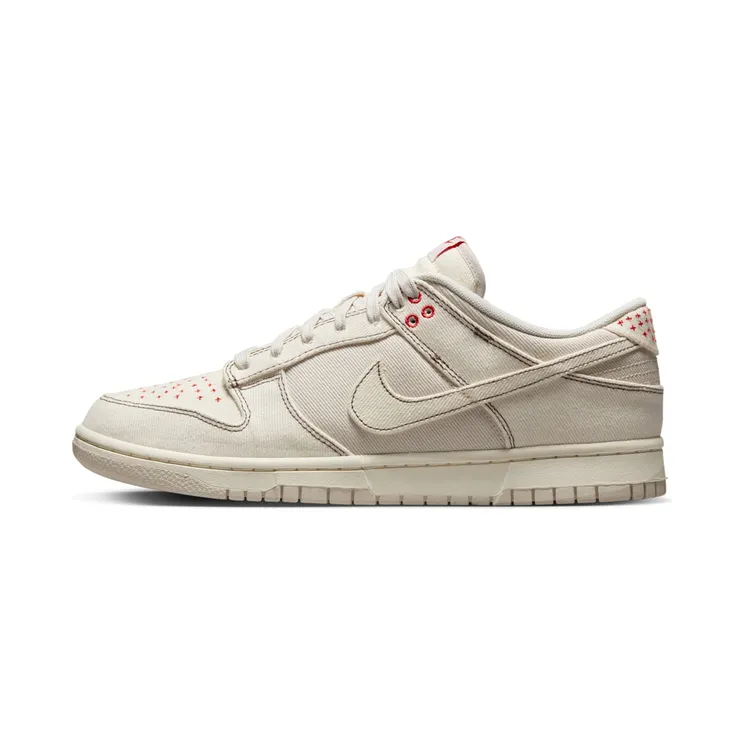 Nike Dunk Low Shashiko – “Light Orewood Brown / University Red / Pale Ivory” (DV0834-100)