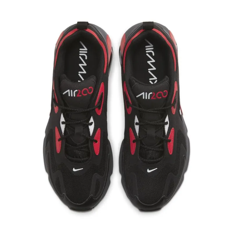 Nike Air Max 200 Black/University Red Black/University Red-Dark Grey-White (CI3865-002)
