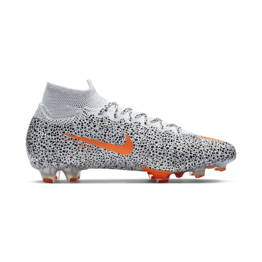 Nike Mercurial Superfly 7 Elite CR7 FG Safari White/Black-Total Orange (CQ4901-180)