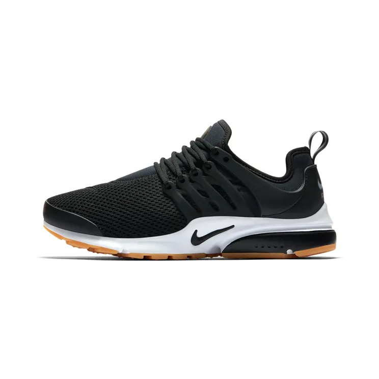 Nike Air Presto Black/Black-White-Gum Yellow (W)