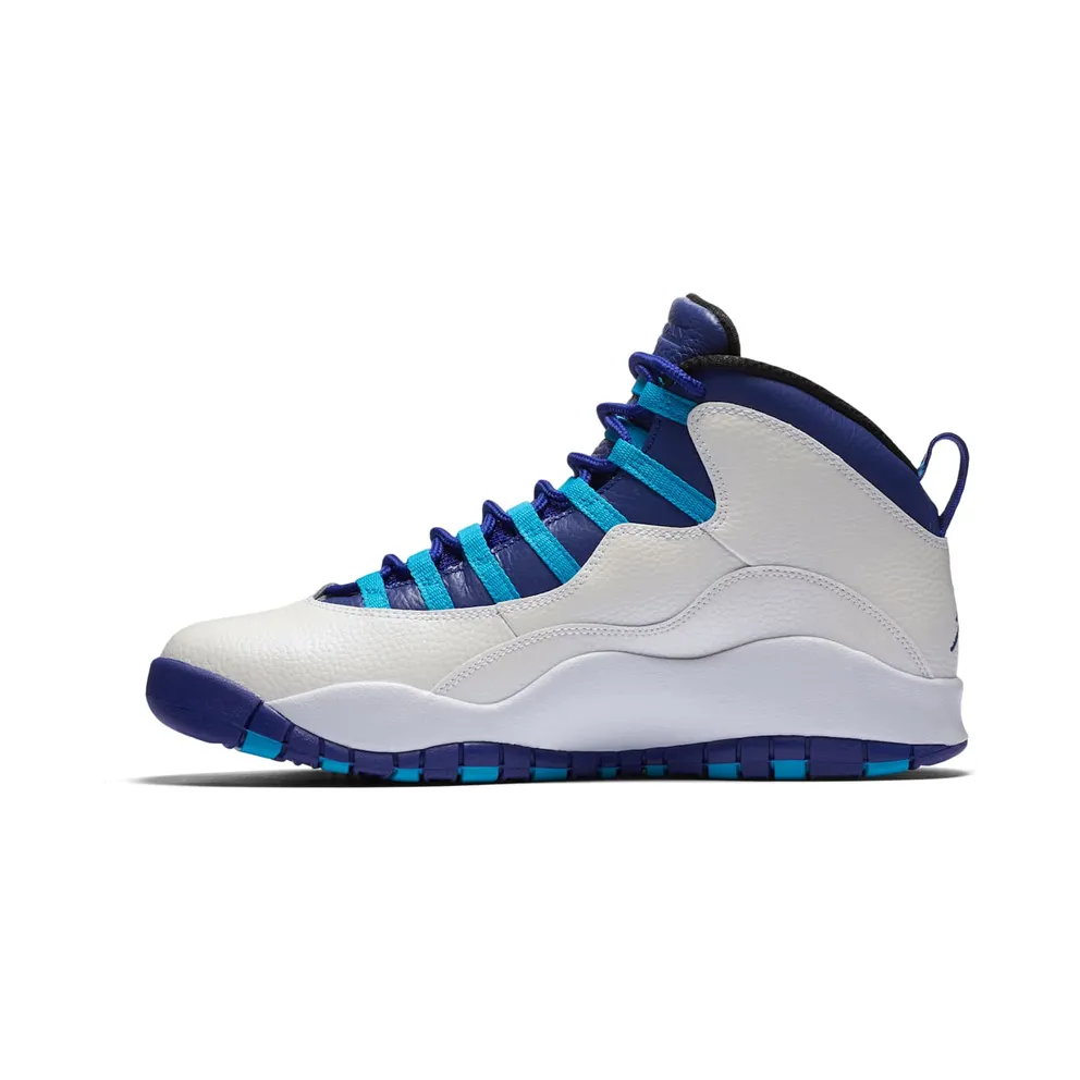 Jordan 10 Retro Charlotte (2016) White/Concord-Blue Lagoon-Black (310805-107)