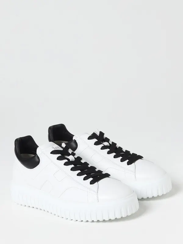 Hogan H-Stripes Leather Sneakers White (HXM6450FC60LE90001)
