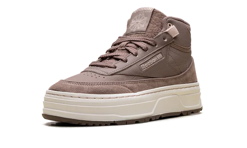 Reebok Club C Geo Mid Shoes Taupe / Chalk / Soft Ecru (GV7035)