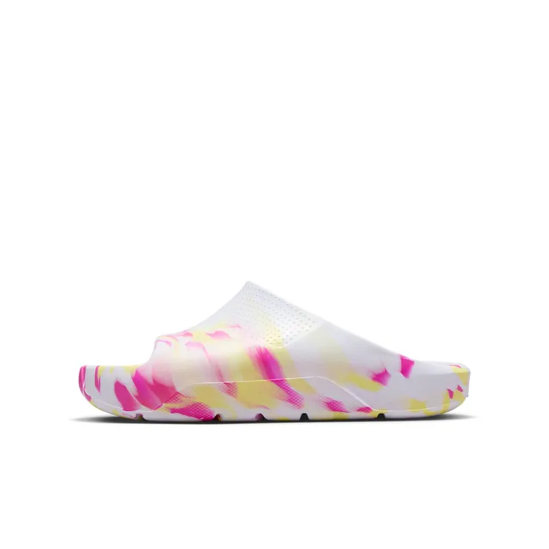 Jordan Post Slide White Laser Fuchsia Light Laser Orange (FZ3154-156)