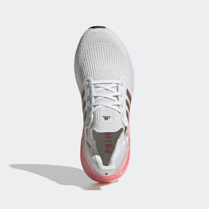 adidas Ultra Boost 20 White Copper Flash Red (W) Crystal White/Copper Metallic/Light Flash Red (EG0724)