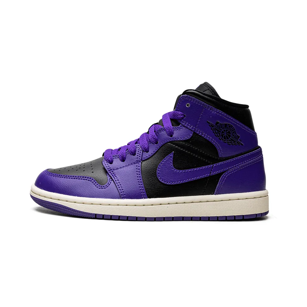 Jordan 1 MID “Black/Purple” (BQ6472-051)