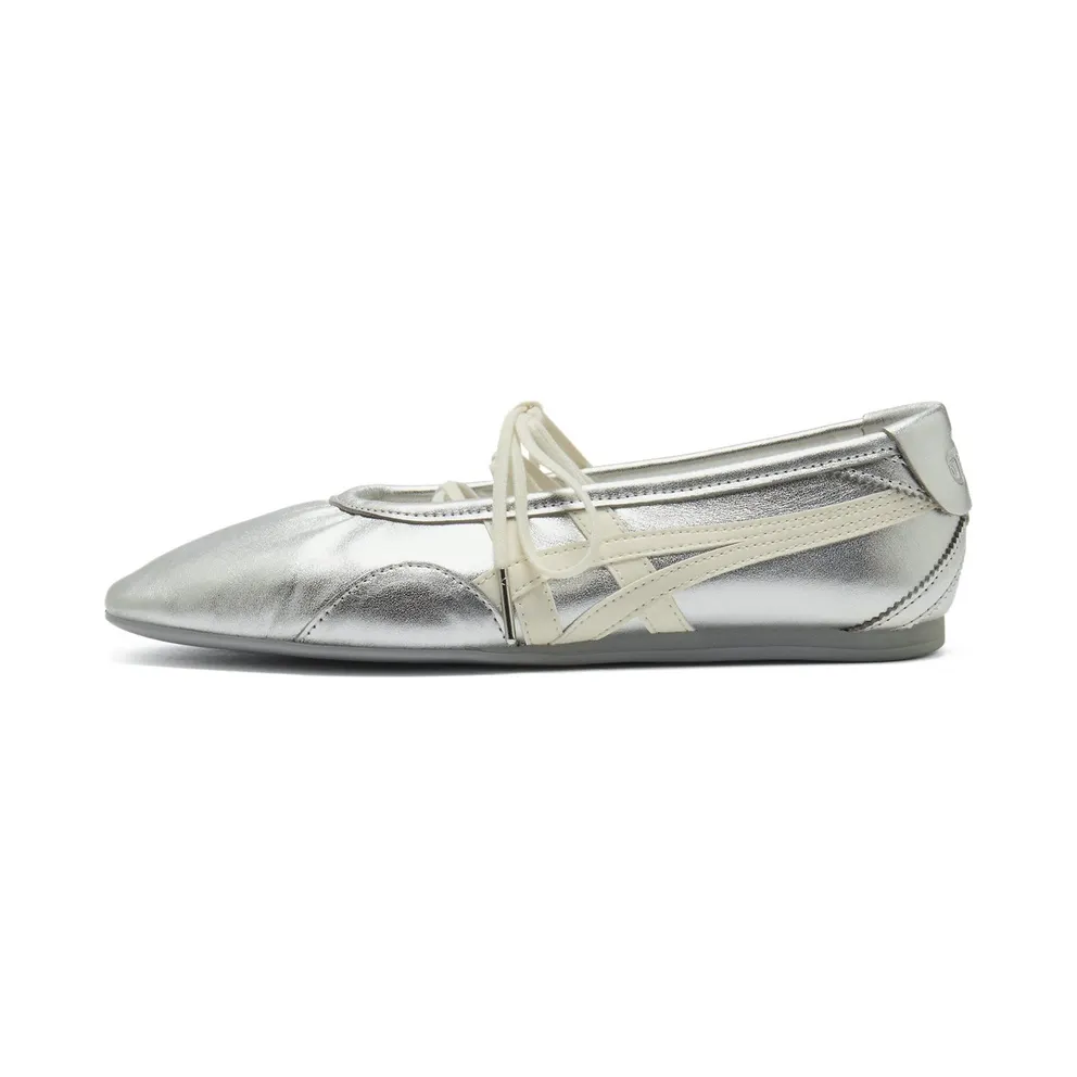 Onitsuka Tiger Womens Gymnarina “Silver Cream” (1182A754-020)
