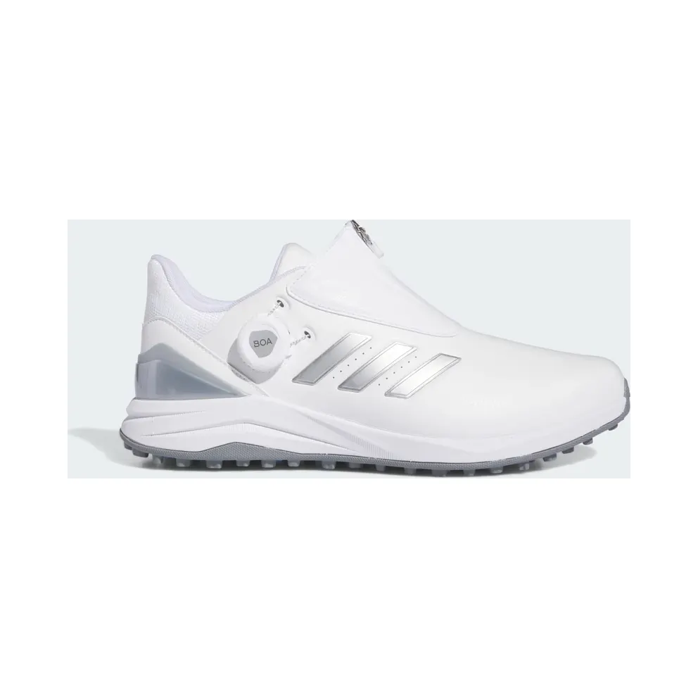 adidas Solarmotion BOA 24 Spikeless Golf Cloud White Silver Metallic Blue Burst (IF0284)