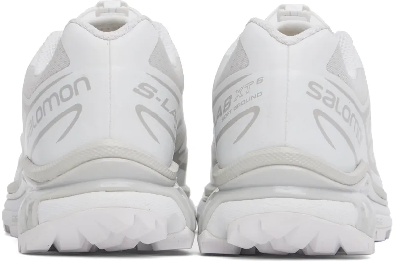 Salomon White XT-6 Sneakers (L41252900)