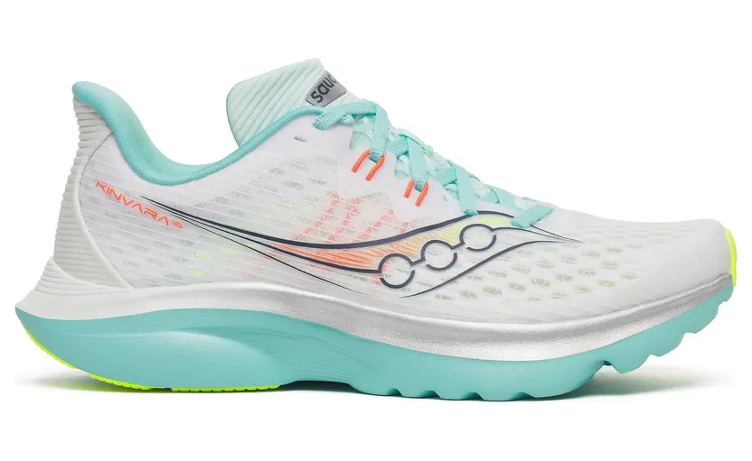 SAUCONY Kinvara 16 “White / Aqua” (S11020-130)