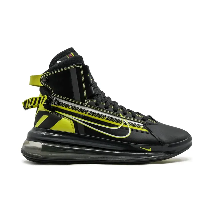 Nike ‘Air Max 720 Saturn’ High-Top-Sneakers “Black” (BV7786)