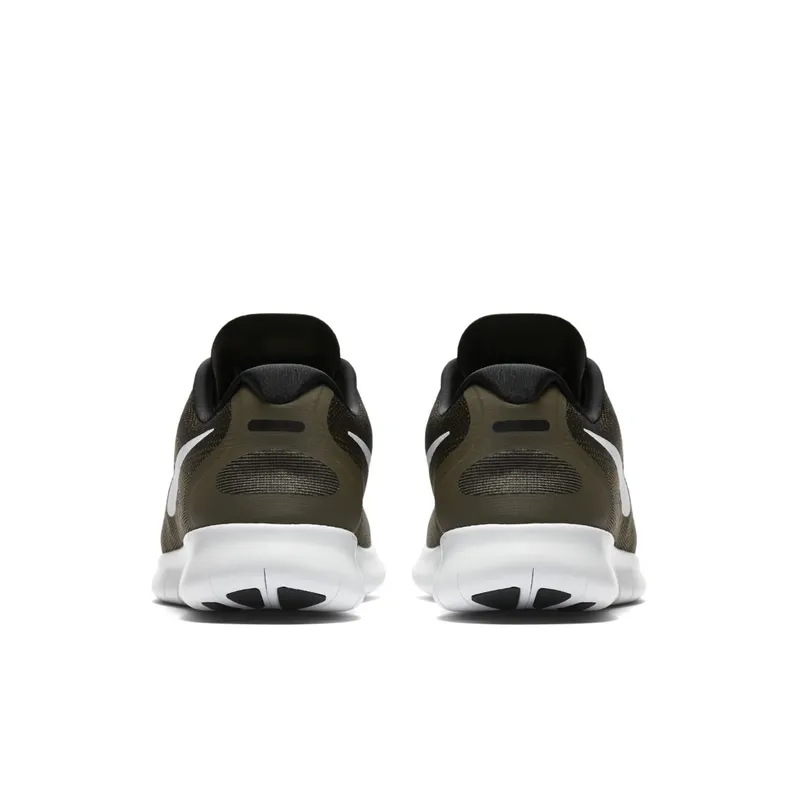 Nike Free RN 2017 Black Off White Cargo Khaki Black/Off White-Cargo Khaki (880839-008)