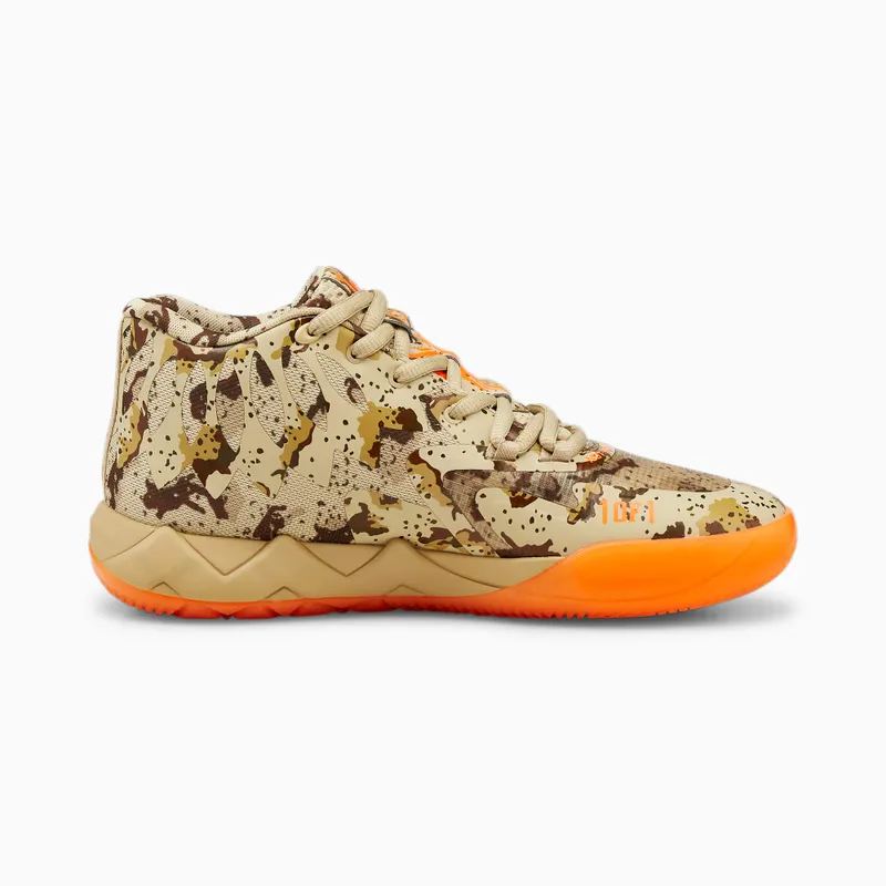 Puma MB.01 Disco Camo Basketball Shoes Beige/Orange (379217-01)
