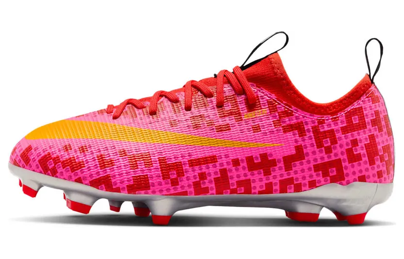 Nike Mercurial Vapor Academy Rush Red/Metallic Silver/Hyper Pink/University Gold (IQ3580-601)