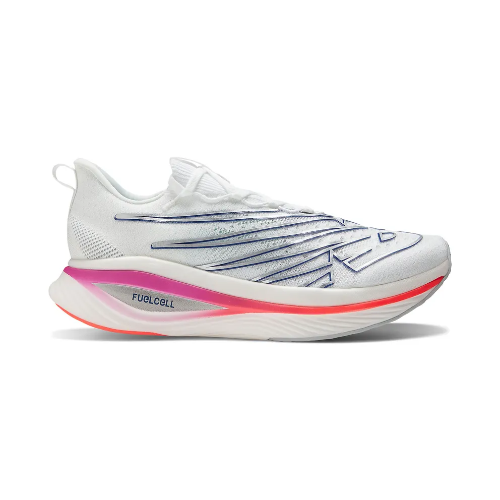 New Balance FuelCell SC Elite V3 White Victory Blue (MRCELLE3)