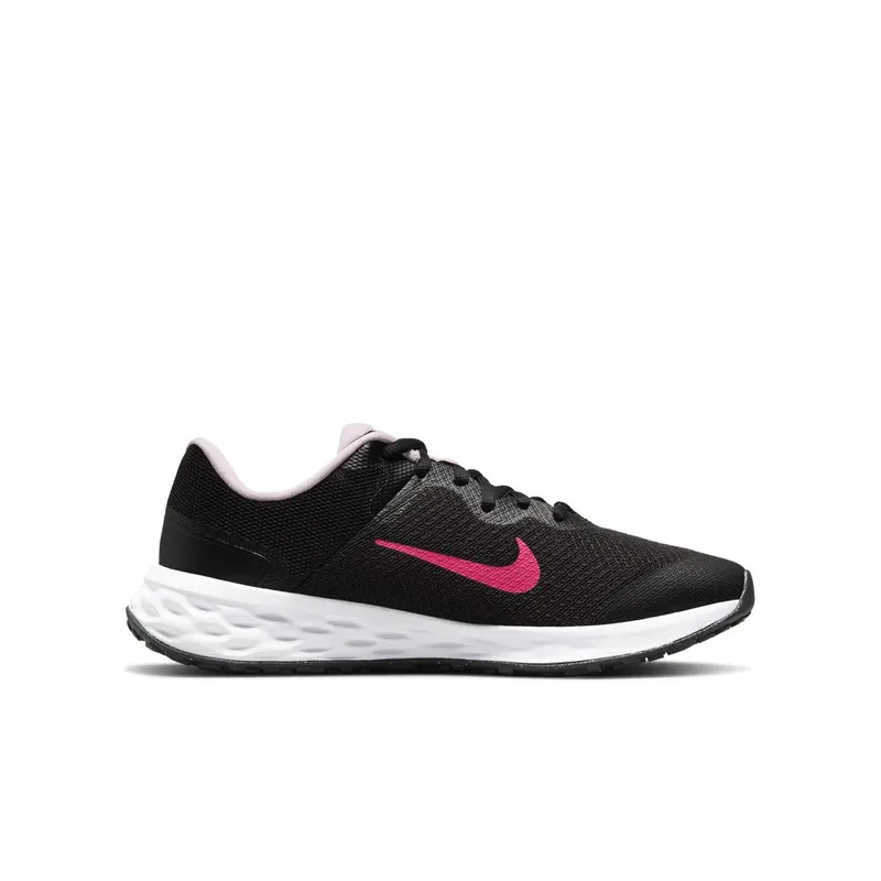 Nike Revolution 6 Older Kids’ Road Running Black 50% Sustainable Materials (DD1096-007)