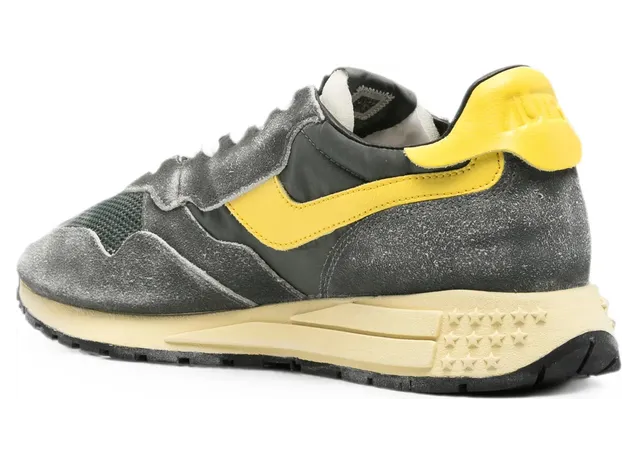 Autry Reelwind Panelled Suede “Grey/Yellow” (WWLM GQ06) (2)