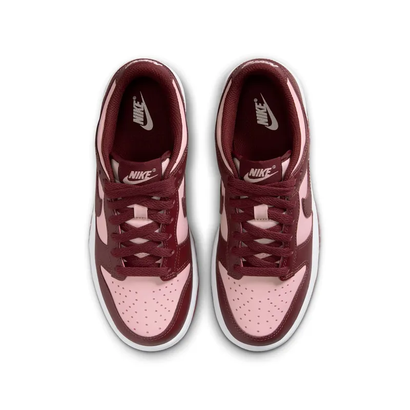 Nike Dunk Low GS “Dark Team Red Echo Pink” (FB9109-600)