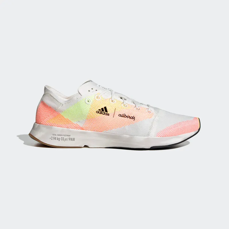 adidas ADIZERO X ALLBIRDS 2.94 KG CO2E Non Dyed / Core Black / Acid Red (H02740)