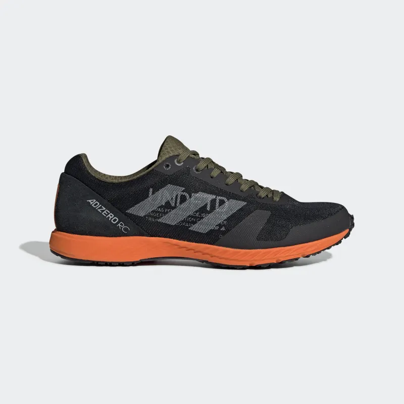 adidas Adizero RC Undefeated Black White/Light Grey Heather/Orange (G26648)
