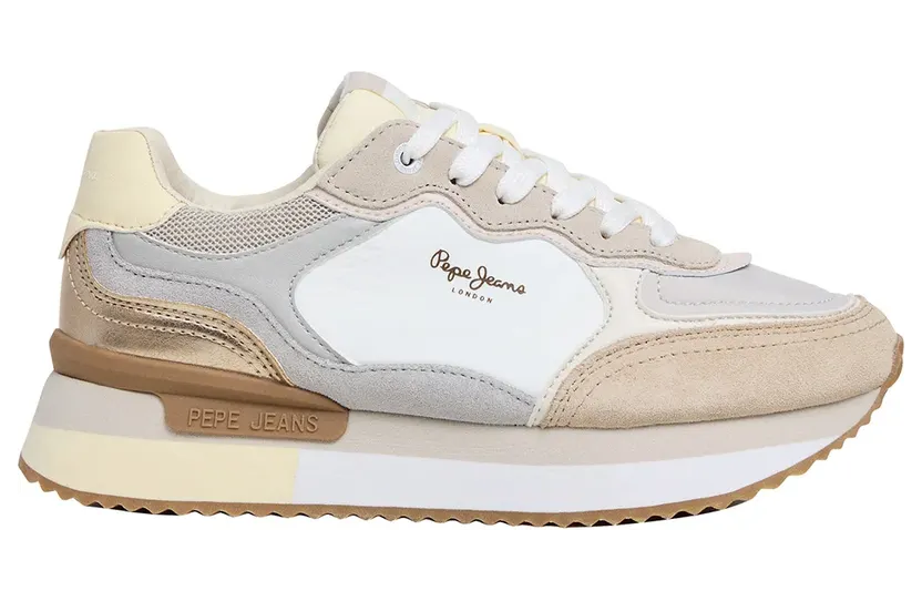 Pepe Jeans PèPè sneaker Beige / Lichtgrijs / Wit (PLS600041-817)