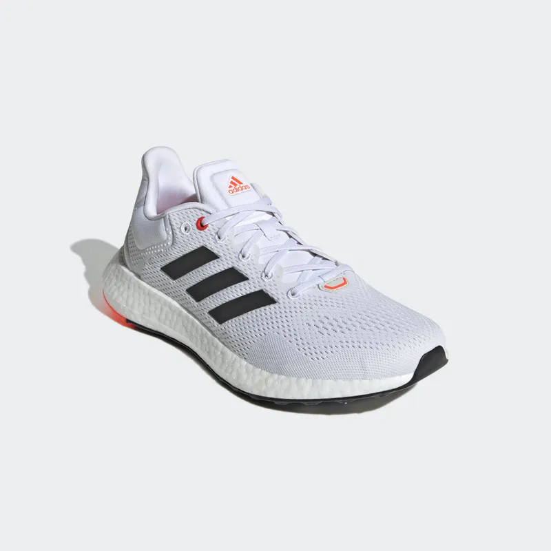 Adidas Pureboost 21 Cloud White / Core Black / Solar Red (GY5099)