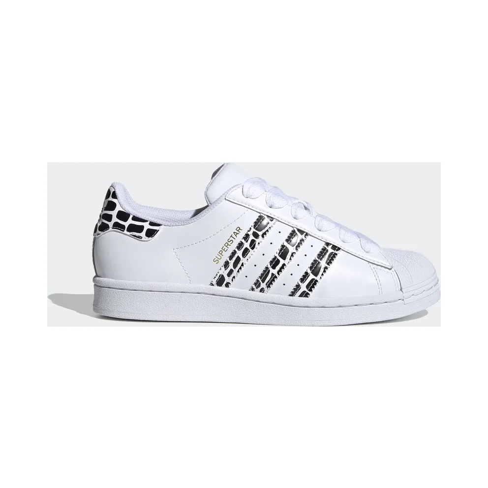 adidas Superstar Schuh Cloud White / Gold Metallic / Core Black (FV3452)