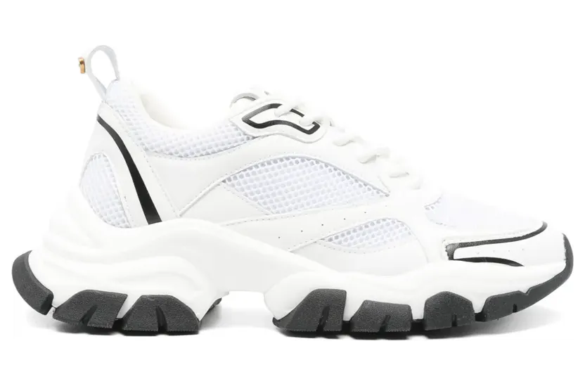 TWINSET Sneakers mit Netzeinsätzen – Weiß (251LLT012)