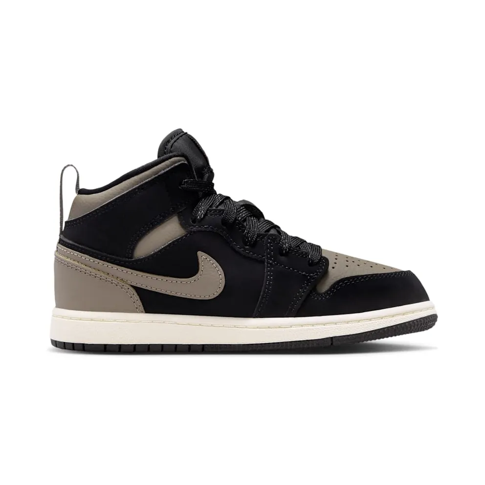 Air Jordan 1 Black/Light Wild Mango/Muslin/Olive Grey (IB7052-002)