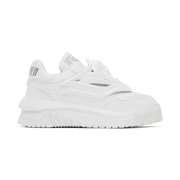 Versace White Odissea Sneakers (1005215_1A03180_1W010)