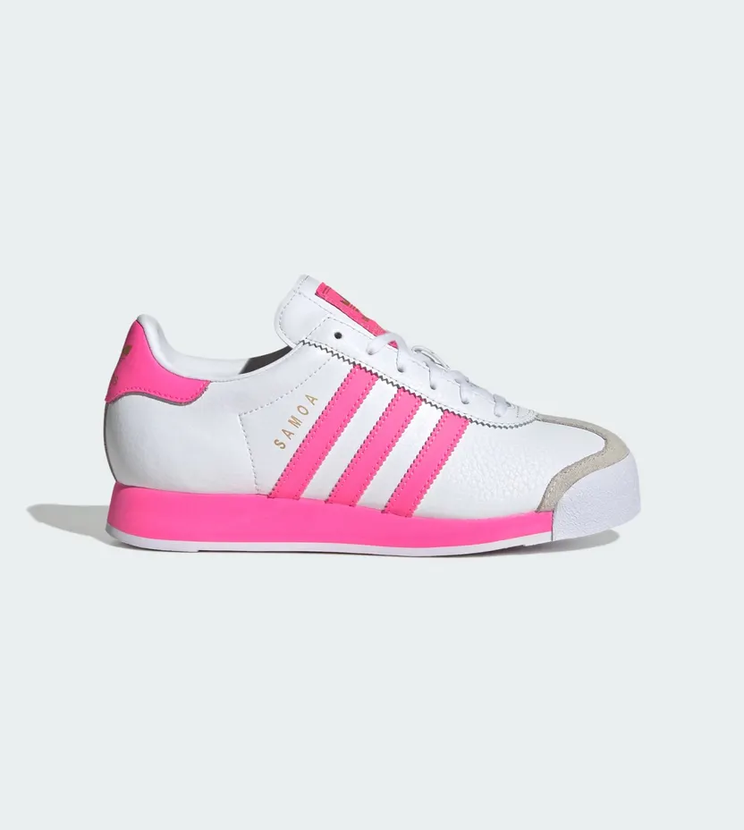 Adidas Samoa Cloud White / Lucid Pink / Gold Metallic (JQ5093)