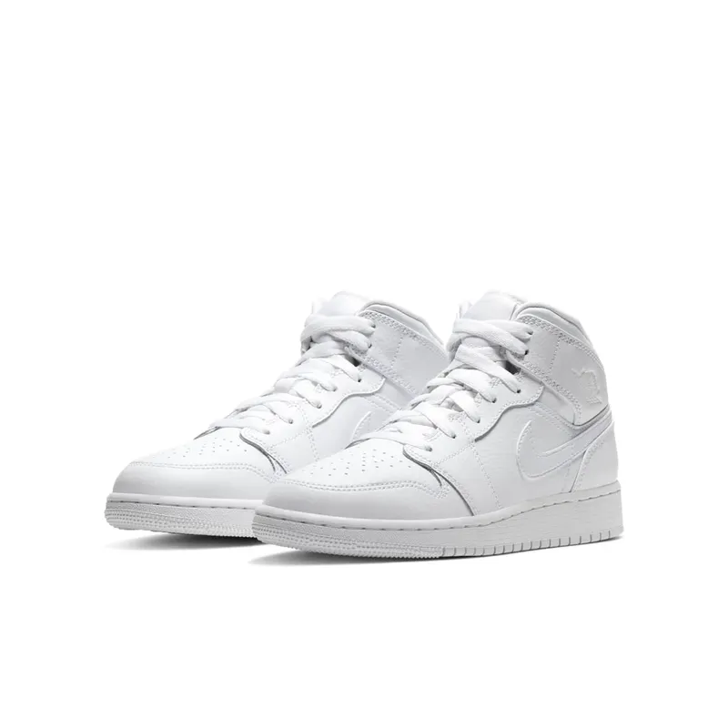 Jordan 1 Mid Triple White (2020) (554725-126)