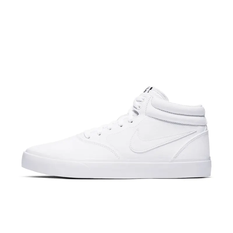 Nike SB Charge Mid Canvas Triple White White/White/White (CN5264-100)