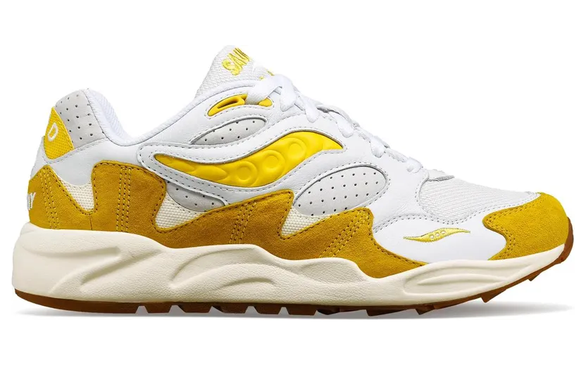 Saucony Grid Shadow 2 – “Ivy Prep – White Yellow” (S70813-1)