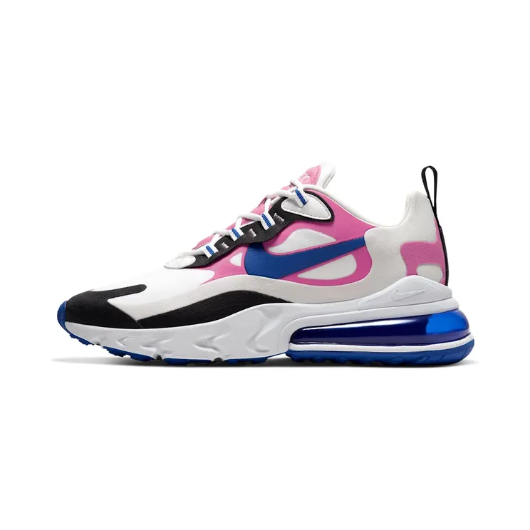 Nike Air Max 270 React “Summit White / Cosmic Fuchsia / Black / Hyper Blue” (CI3899-100)
