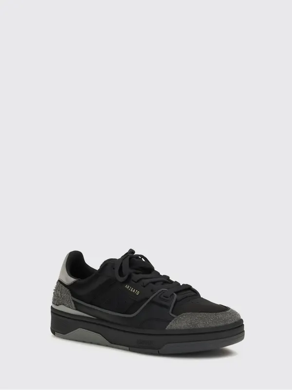 Axel Arigato Clay Bicolor Sneakers in Calf Leather and Suede Black (F2733003)
