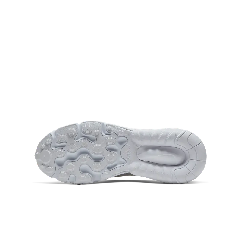 Nike Air Max 270 React White (GS) White/Metallic Silver/White (BQ0103-100)
