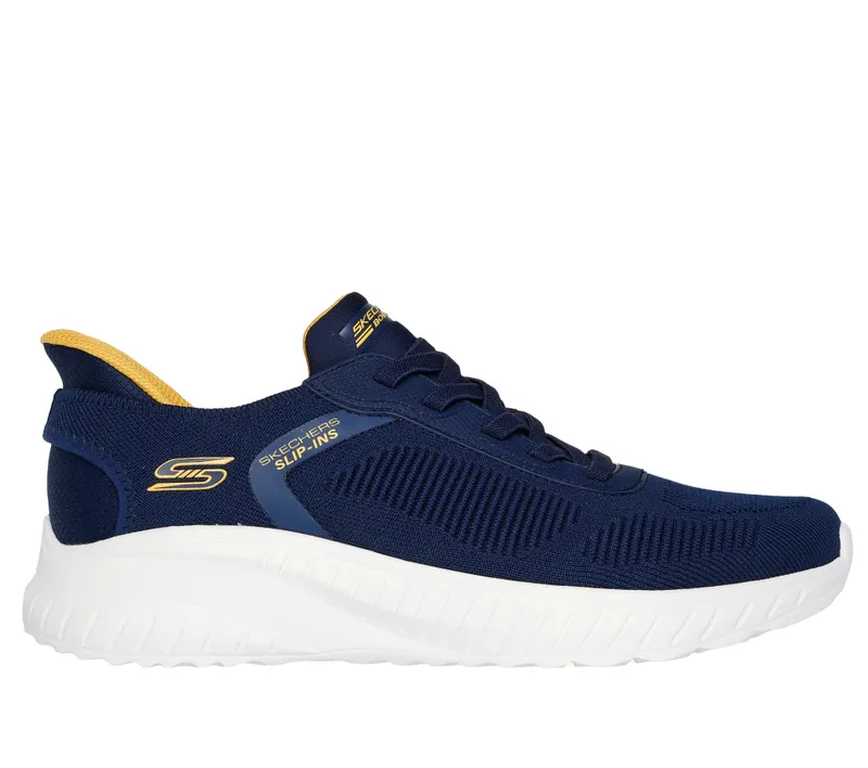 Skechers Slip-ins: BOBS Sport Squad Chaos – Solid Step – Marine – “Blue” (118312 NVY)