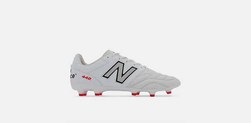 New Balance 442 Pro FG v2 White Red Black (MS41FMWT)