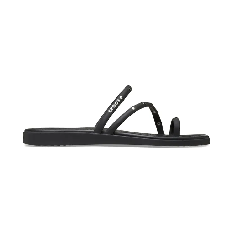Crocs Miami Toe Loop Studded Sandal Black (211447-001)