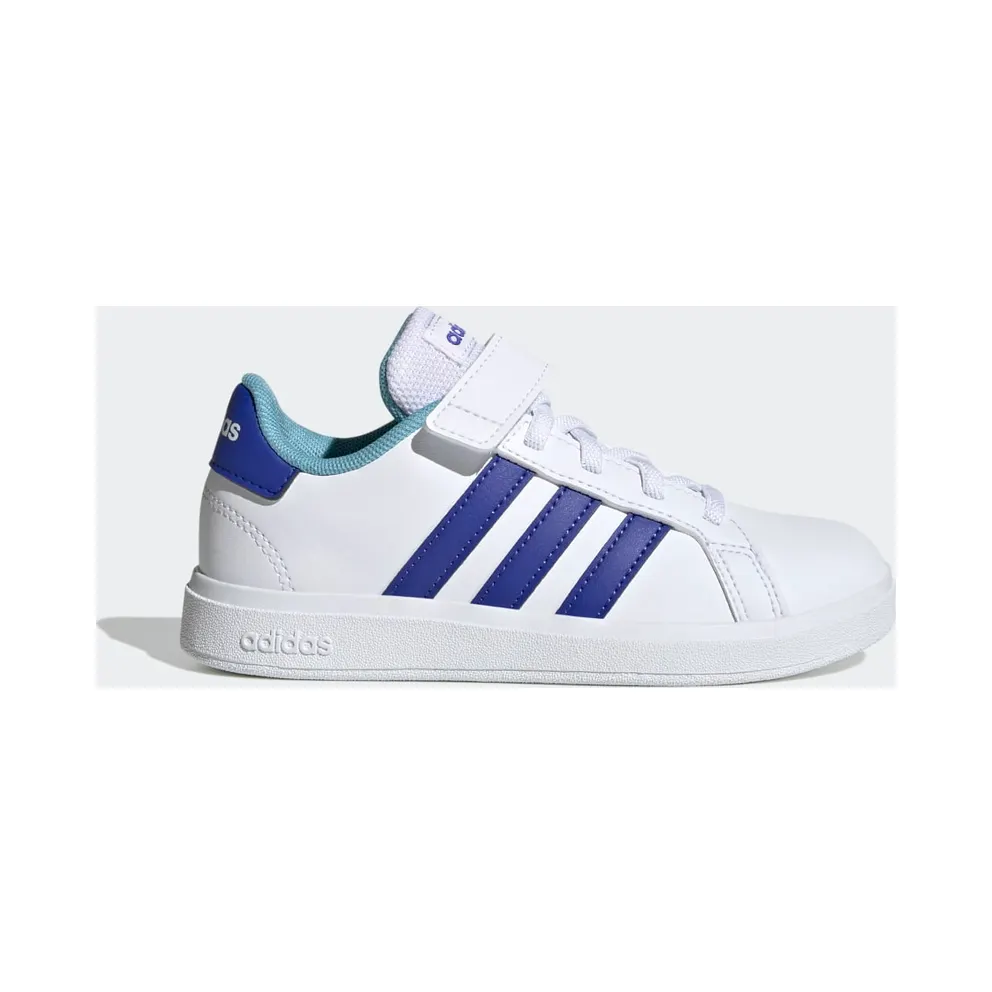 adidas Grand Court 2.0 Shoes Kids “Cloud White / Lucid Blue / Preloved Blue” (HP8915)