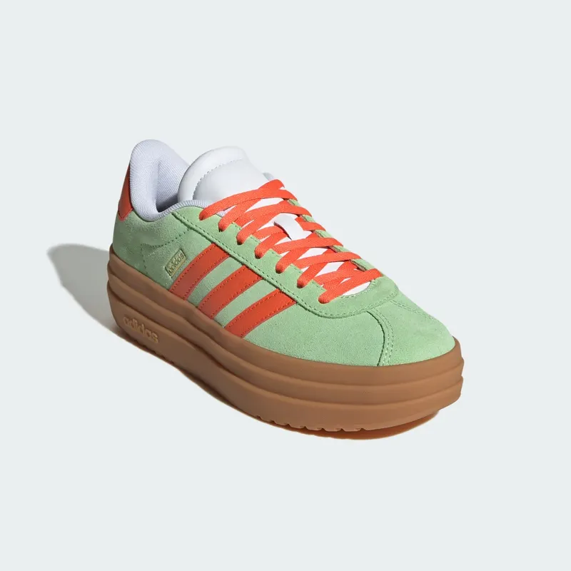 Adidas VL Court Bold Lifestyle Kids Semi Green Spark / Semi Impact Orange / Cloud White (JQ4557)