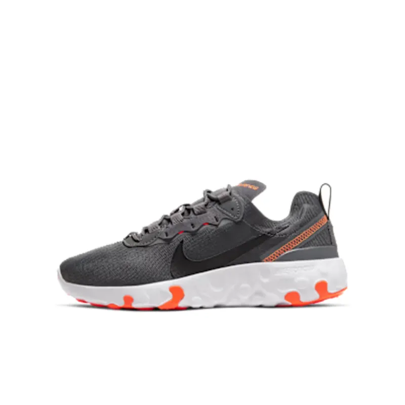 Nike Renew Element 55 “Iron Grey / Total Orange / White / Black” (CZ4200-001)